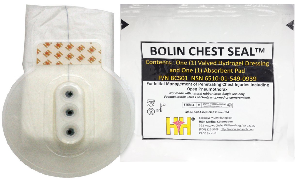 Оклюзійна пов’язка H&H Bolin Chest Seal - Зображення 3